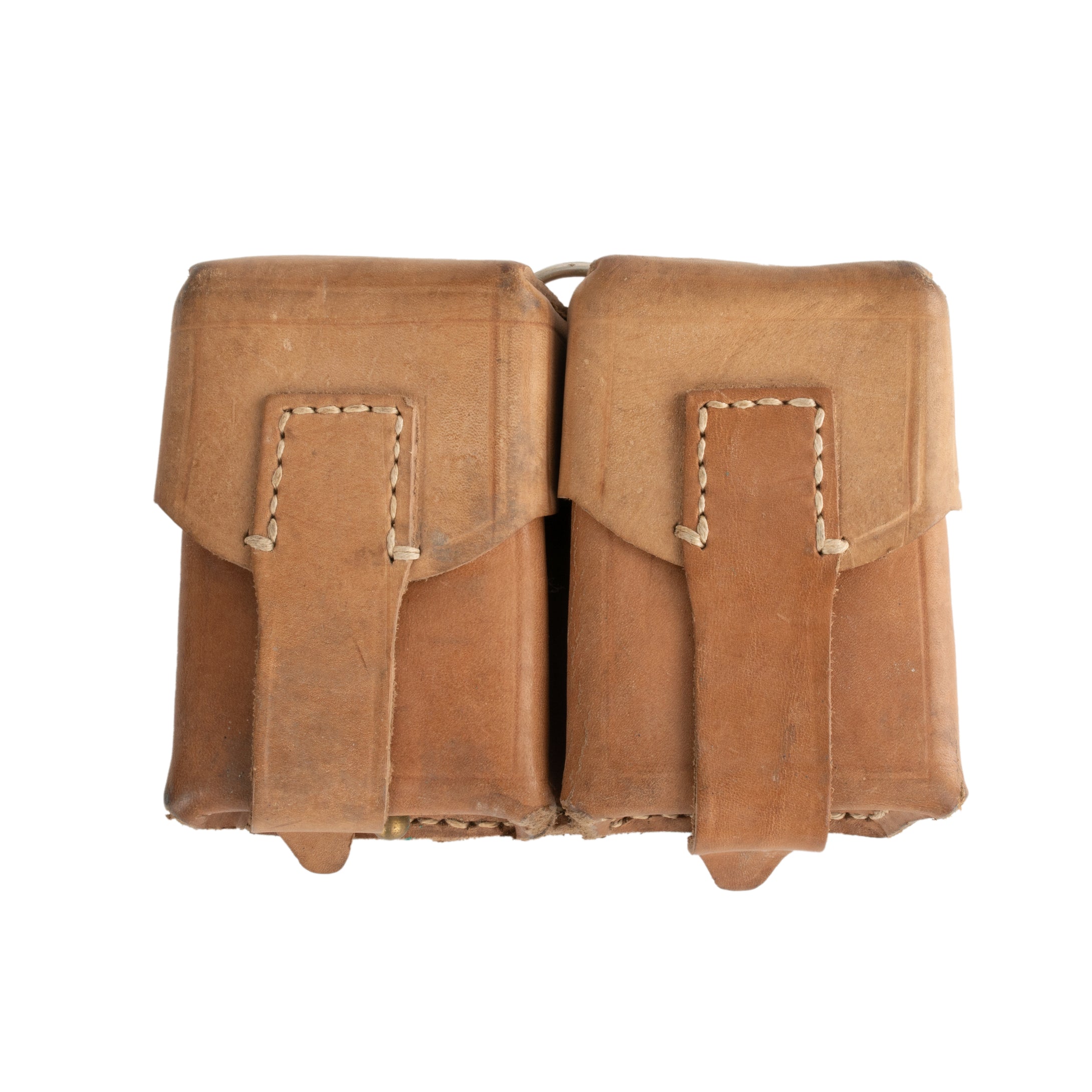 Serbian Dual Ammo Leather Pouch | Used [5 pouches/unit]